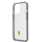 iPhone 13 Pro Max - Hard Case Clear On Track Italia Wings - Ferrari