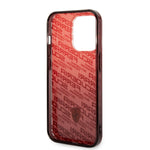iPhone 14 Plus - PC/TPU Red Gradient Case Allover Scuderia And Dyed Bumper - Ferrari