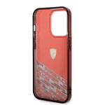 iPhone 14 Pro Max - PC/TPU Red Iml Case Bottom Scuderia Allover Print - Ferrari2