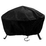 Heavy-Duty Round Fire Pit Cover with Toggle Closure
