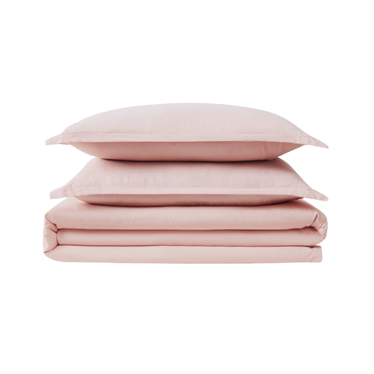 Cotton Linen Blend 3 Piece Duvet Set
