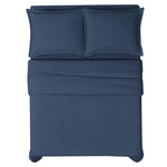 Cotton Linen Blend 3 Piece Duvet Set
