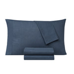Cotton Linen Blend 3 Piece Sheet Set