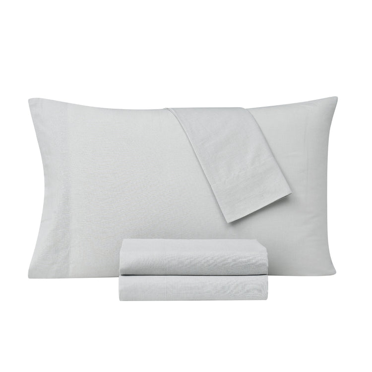 Cotton Linen Blend 3 Piece Sheet Set