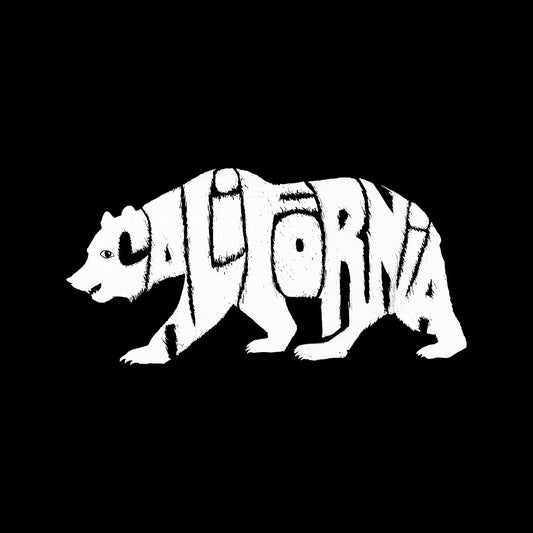 Word Art Hooded Sweatshirt - California Bear 2