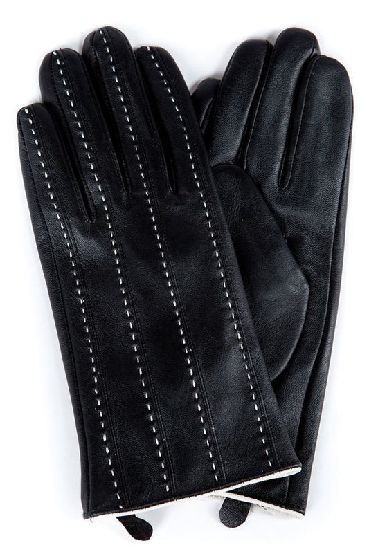 Stitched Leather Glove 2