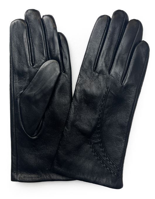  Genuine Leather Glove 4 - Brown - Bonton