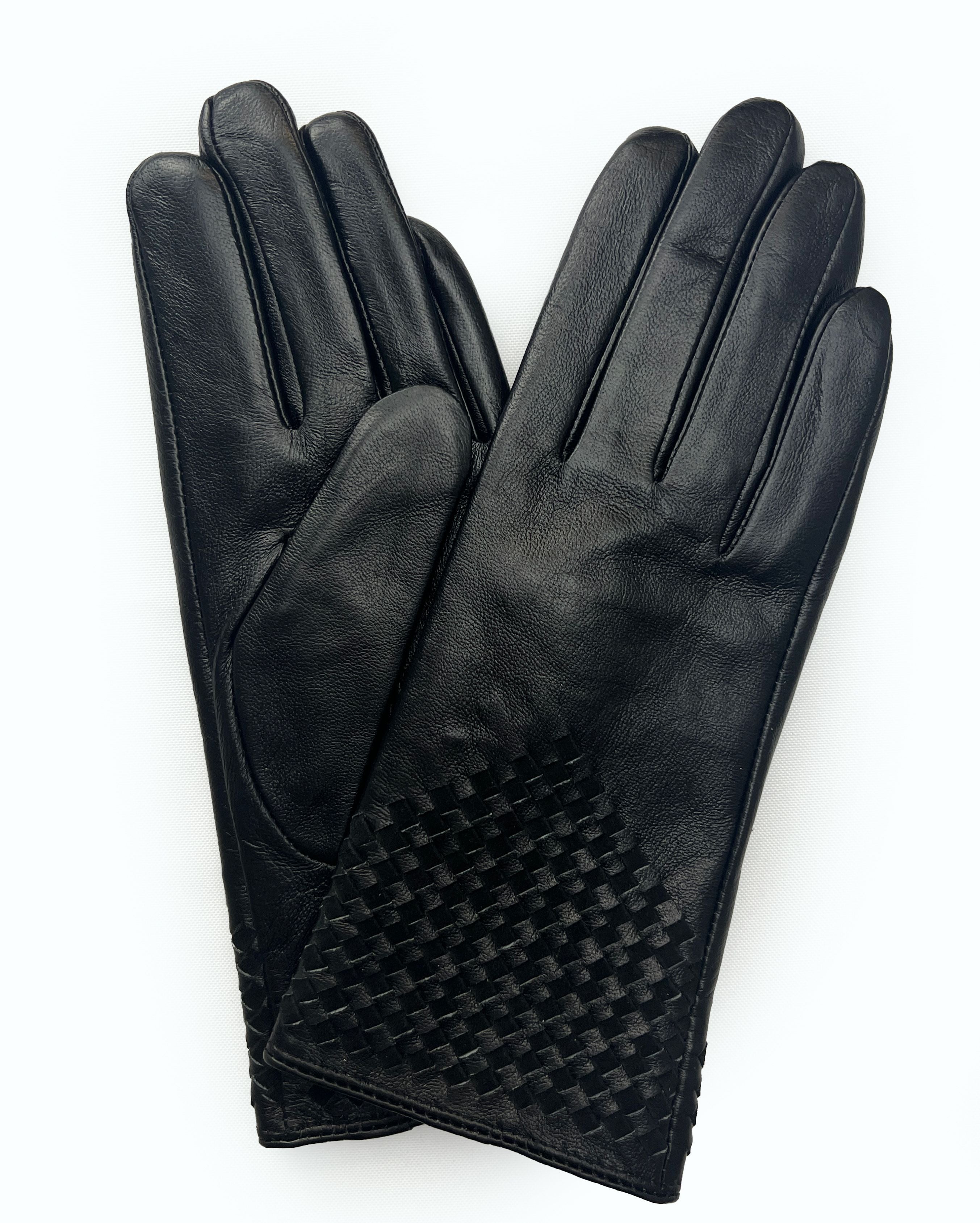  Genuine Leather Glove 5 - Olive - Bonton