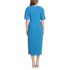 Side Drape Midi Dress 1