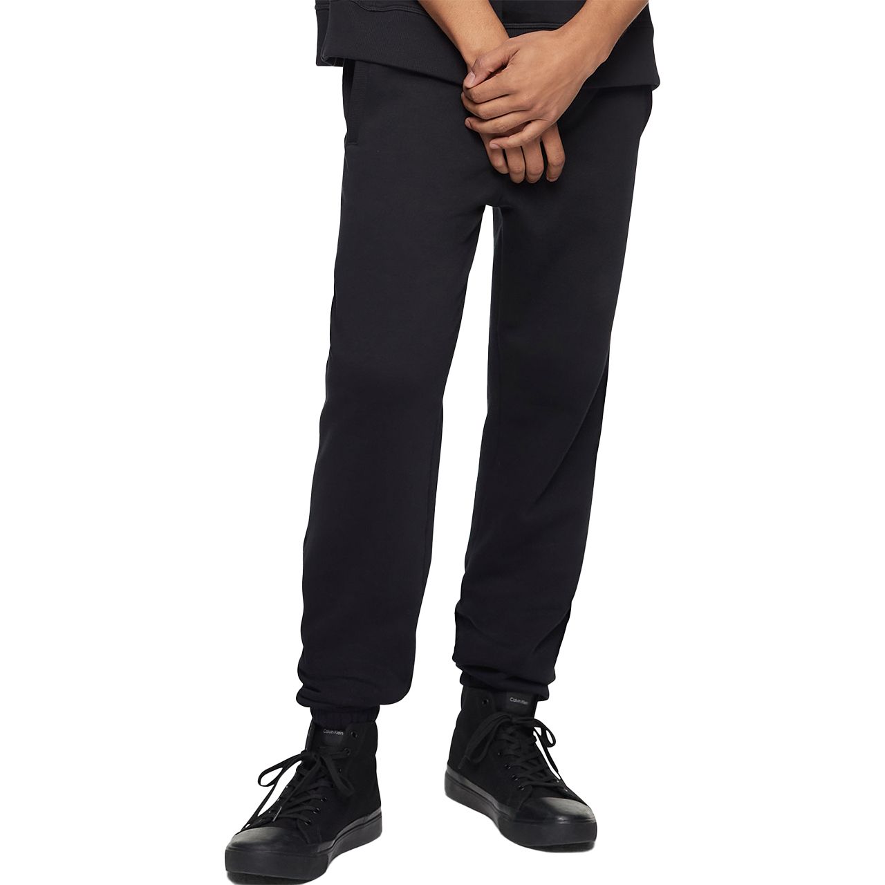  Calvin Klein Archive Logo Fleece Jogger - Heroic Grey Heather - Bonton