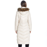Faux Fur Full Length Puffer Jacket
