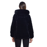 Simplistic Faux Fur Hooded Jacket