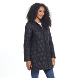 Large Diamond Quilted Light Puffer Jacket