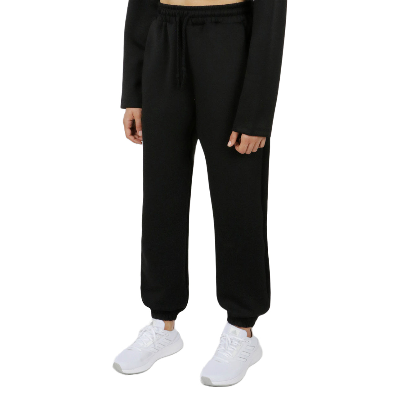  Drawstring Joggers - Black - Bonton