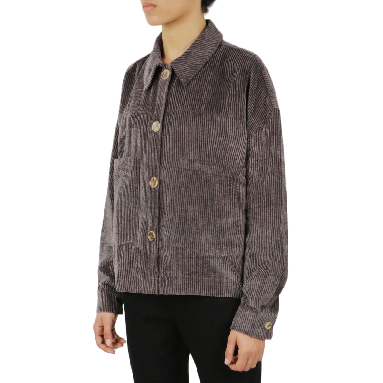  Velvet Corduroy Shacket - Boreaux - Bonton