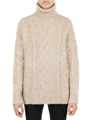 Cable Turtleneck Sweater