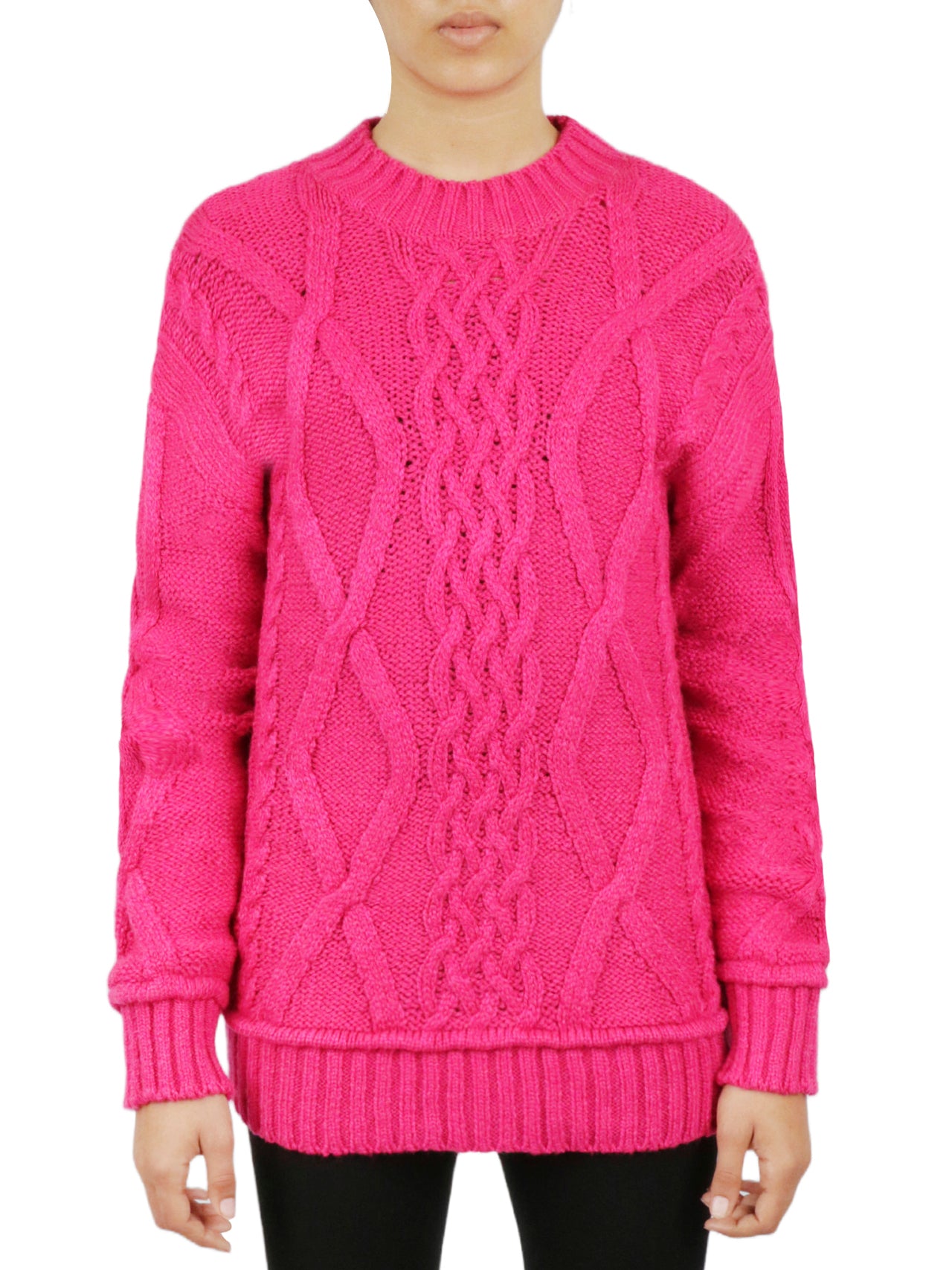  Cable Pullover Sweater - Natural - Bonton