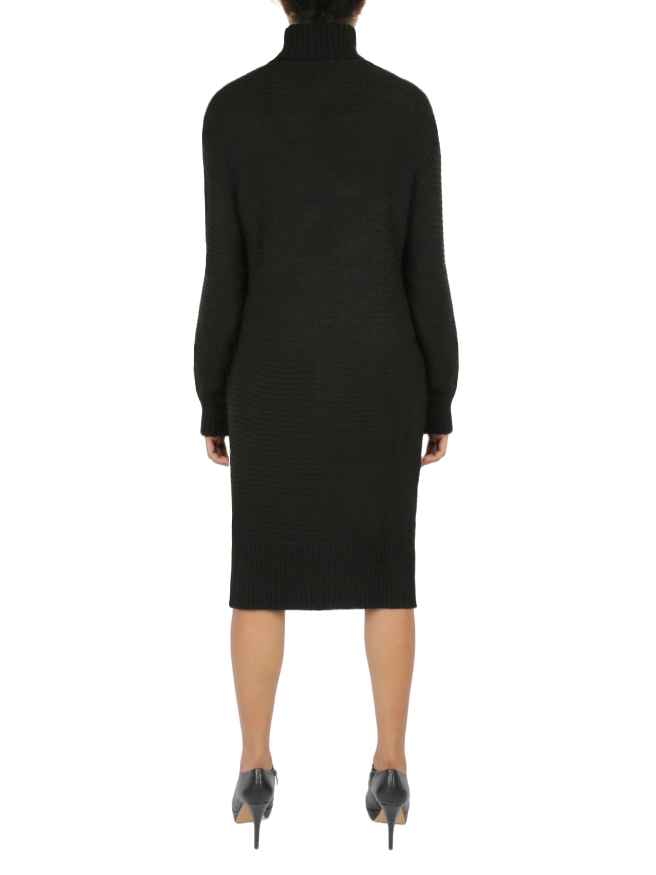  Miss Poeym Turtleneck Sweater Dress - Black - Bonton