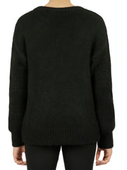 Cable Knit Cropped Pullover Sweater