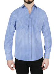 Solid Blue Dress Shirt