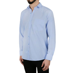 Solid Light Blue Dress Shirt