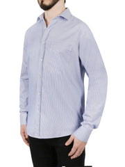 Blue Striped Dress Shirt