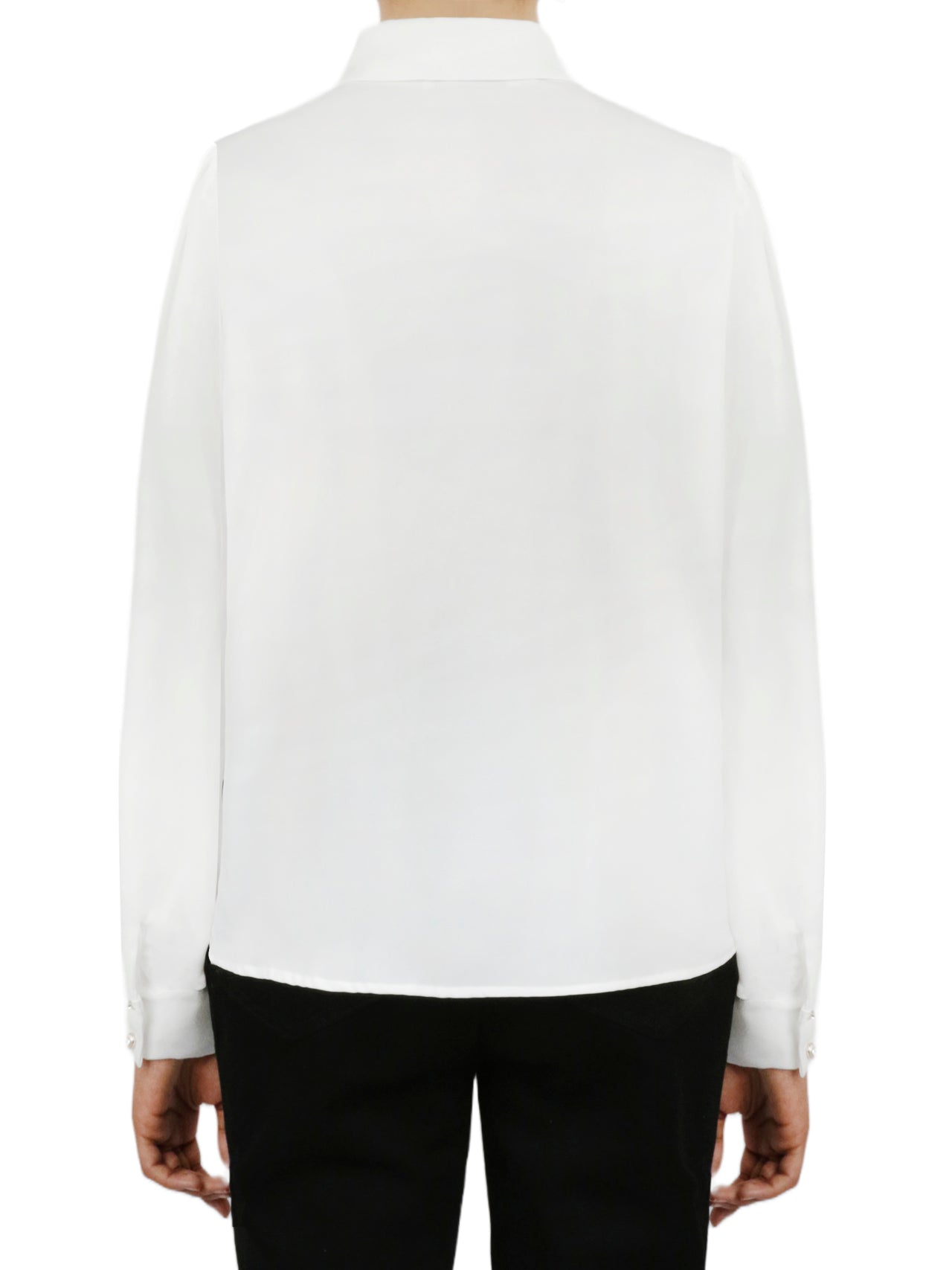  Miss Selen Tie Top Button Down - Black - Bonton