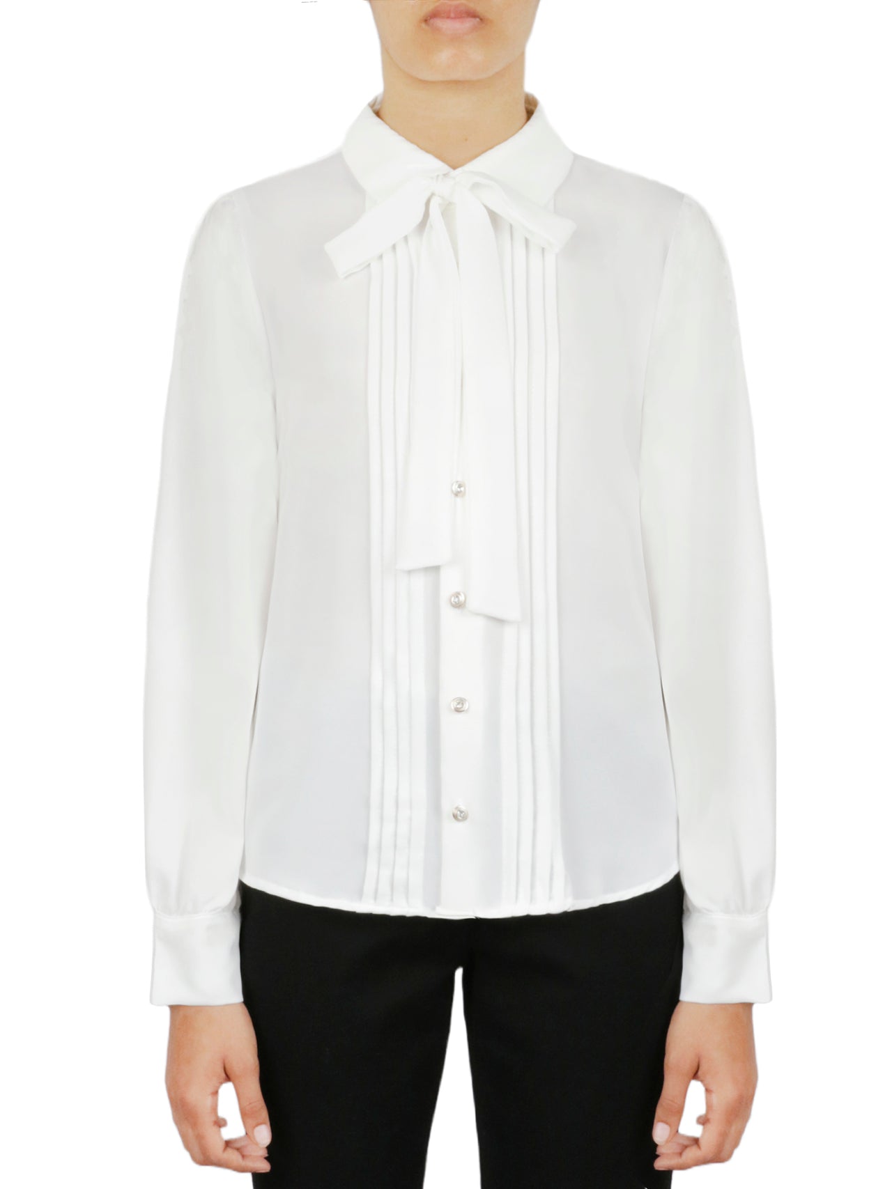  Miss Selen Tie Top Button Down - Black - Bonton