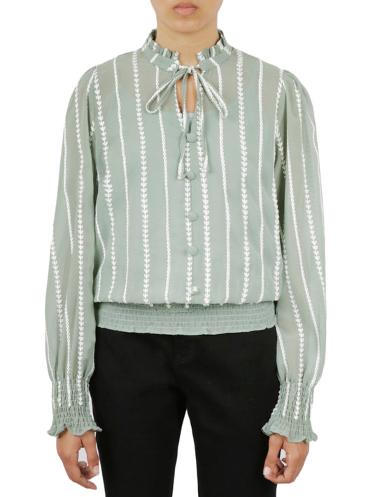 Embellished Tie Top Shirt