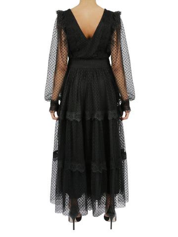 Belted Lace Dress
