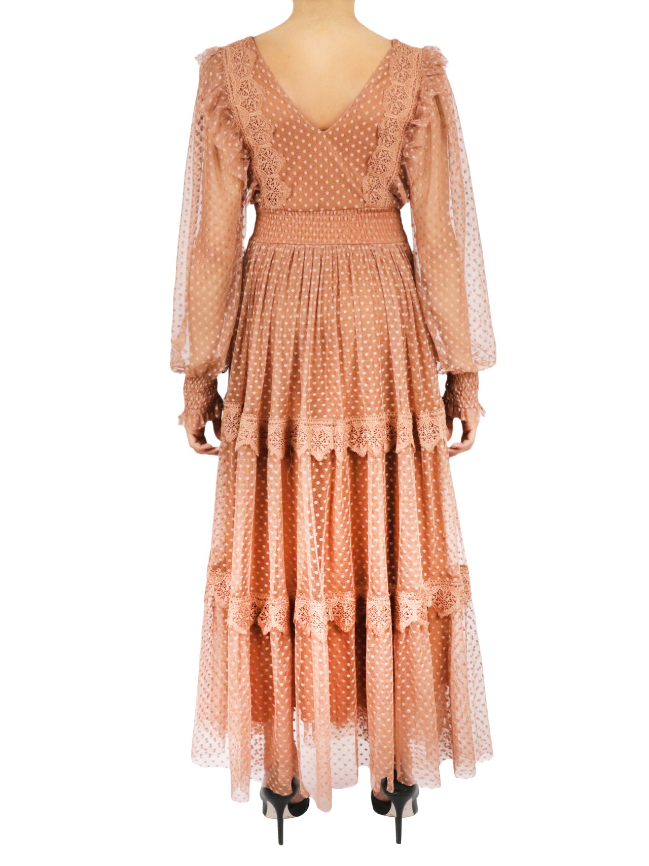 Miss Selen Belted Lace Dress - Emerald - Bonton