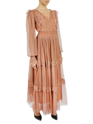 Belted Lace Dress