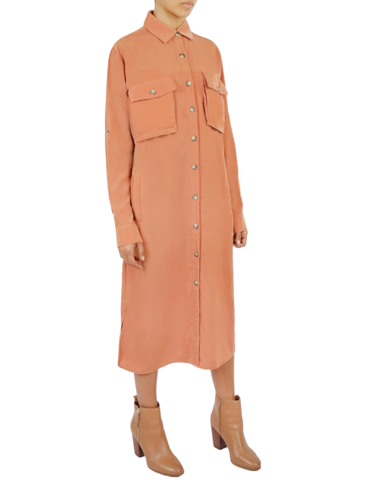  Long Shirt Dress - Mint - Bonton