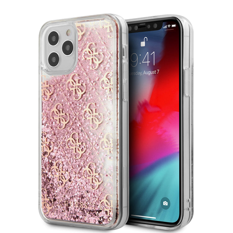 iPhone 13 - Hard Case Pink Liquid Glitter 4G - GUESS2