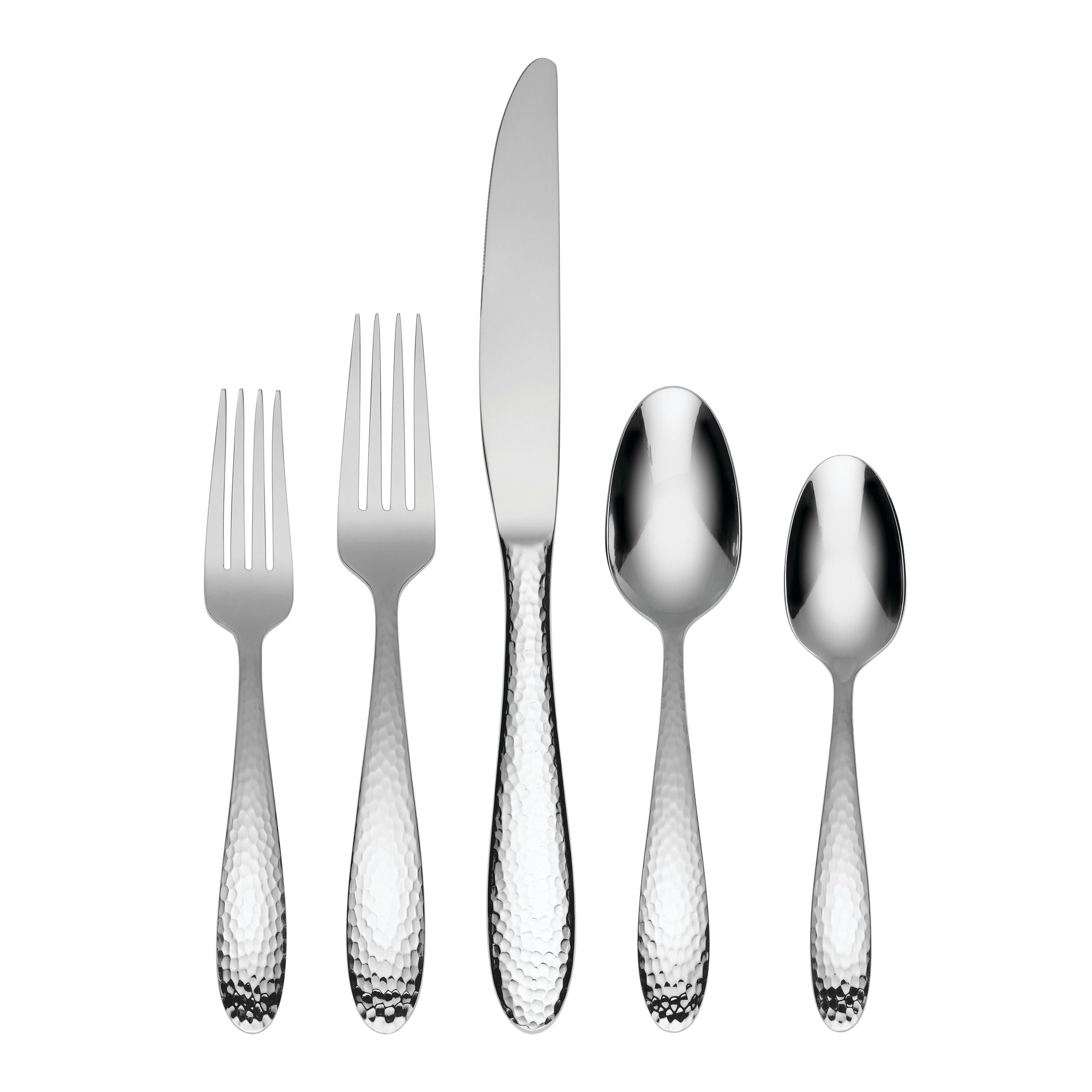  Oneida Reyna 45-Piece Flatware Set - Stainless Steel - Bonton