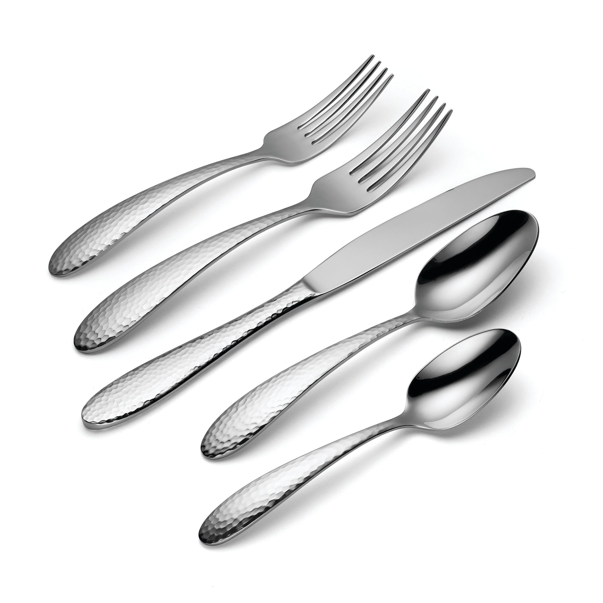  Oneida Reyna 45-Piece Flatware Set - Stainless Steel - Bonton