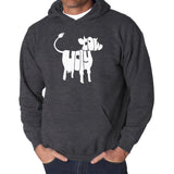 Word Art Hooded Sweatshirt - Holy Cow