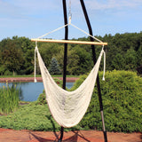 Large Lightweight Cotton/Nylon Rope Mayan Hammock Chair