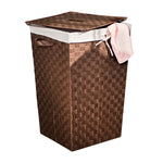 Woven Strap Hamper with Lid