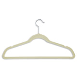 Slim-Profile Non-Slip Velvet Hangers, 20-Pack