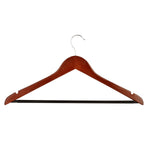Non-Slip Cherry Wood Swivel Hangers, 24-Pack