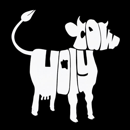 Word Art Crewneck Sweatshirt - Holy Cow