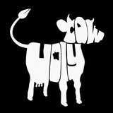 LA Pop Art Women's Word Art Crew Sweatshirt - Holy Cow