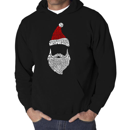 Word Art Hooded Sweatshirt - Santa Claus