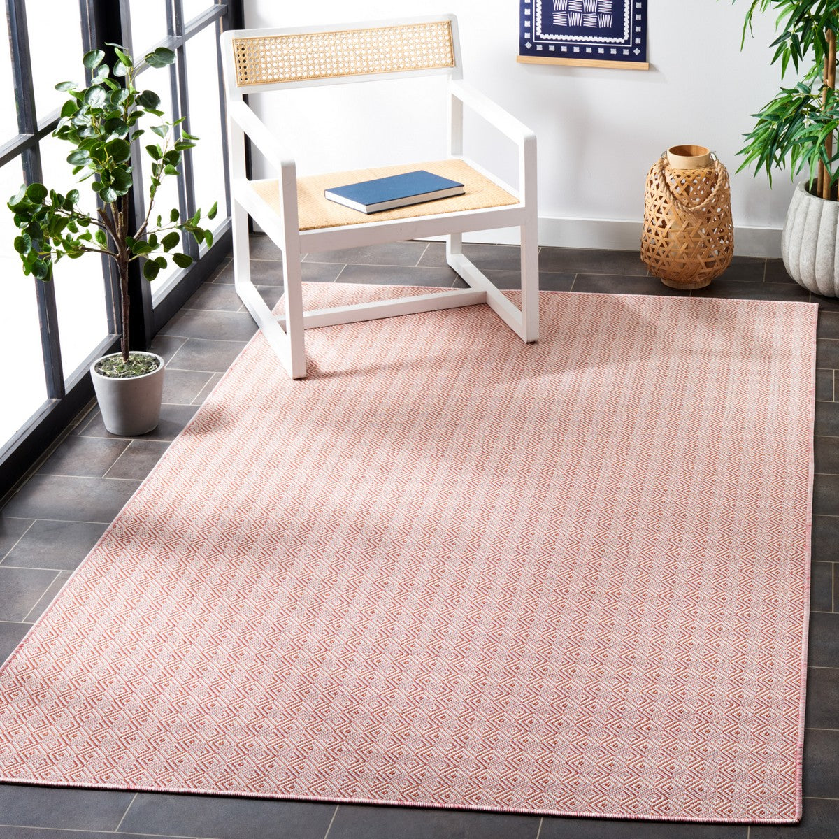  Safavieh Hampton 230 Indoor / Outdoor Rug - Grey - Bonton