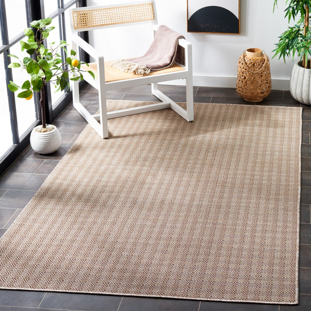  Safavieh Hampton 230 Indoor / Outdoor Rug - Green - Bonton