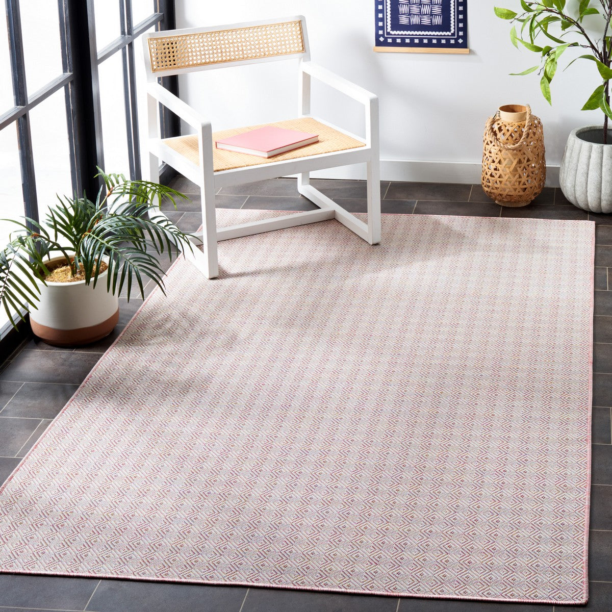  Safavieh Hampton 230 Indoor / Outdoor Rug - Brown - Bonton