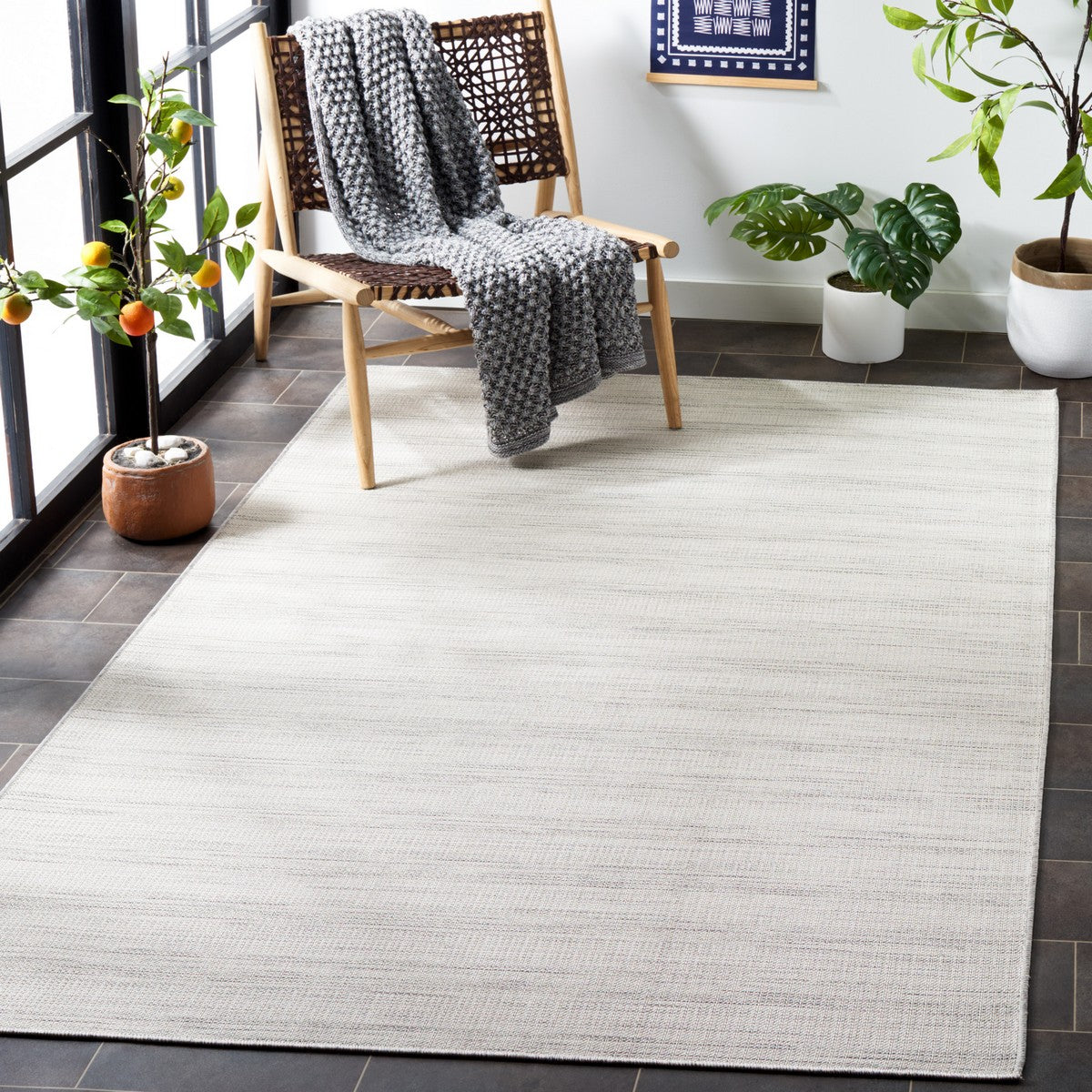  Safavieh Hampton 231 Indoor / Outdoor Rug - Olive Green / Ivory - Bonton