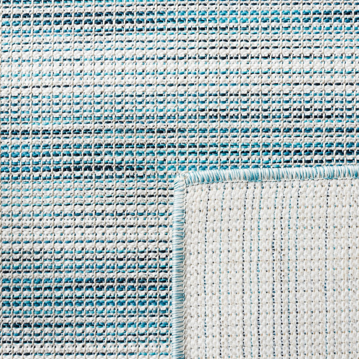  Safavieh Hampton 231 Indoor / Outdoor Rug - Aqua Ivory / Multi - Bonton