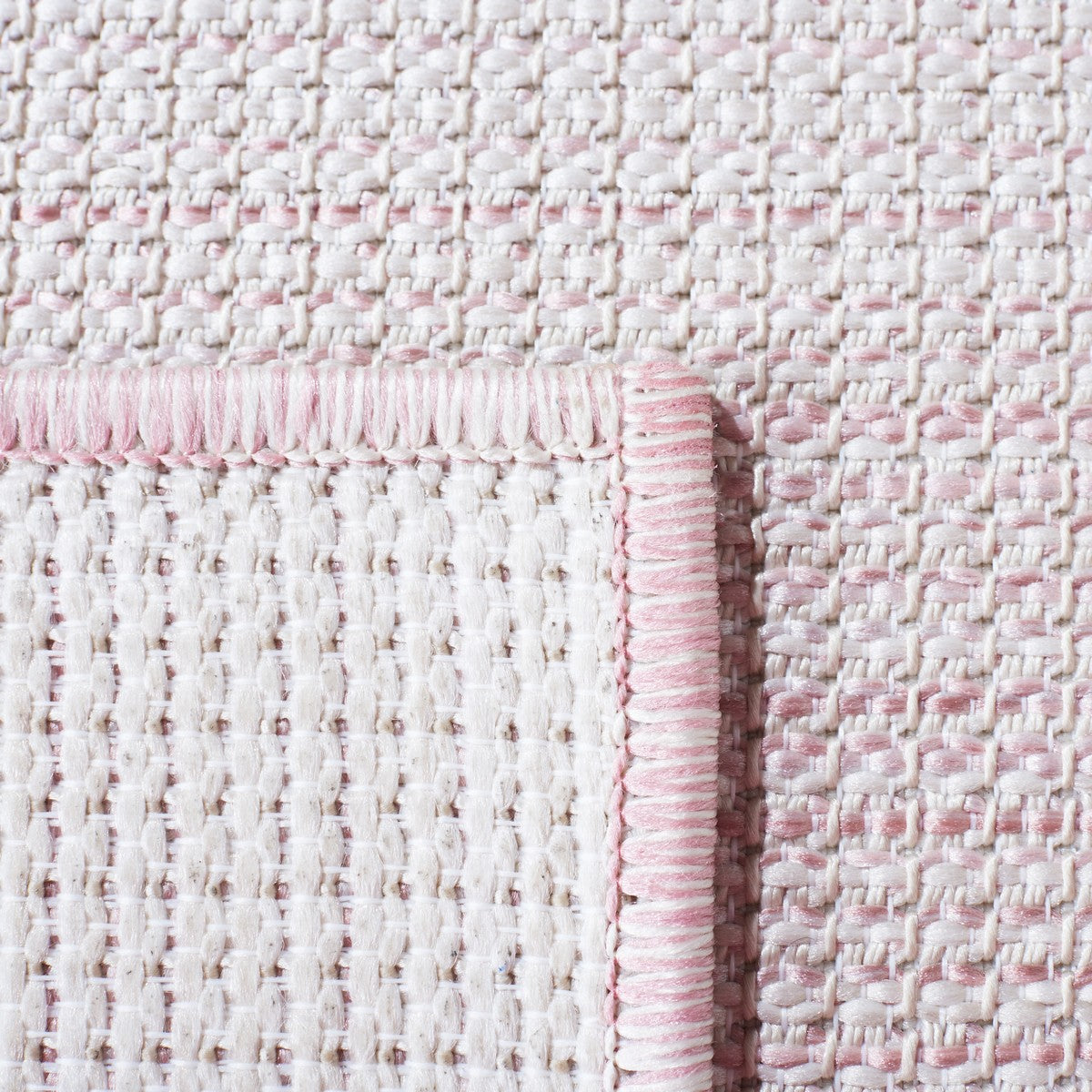  Safavieh Hampton 231 Indoor / Outdoor Rug - Pink Ivory / Multi - Bonton